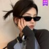 oly-f21d2eb5b985f0254da09e47cd71fd77 Wholesale trend retro small frame cat's eye sunglasses sunglasses women's high-end sense personality street shooting men's sunglasses