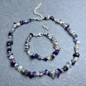 Colored Fluorite / Necklace