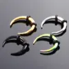 Simple Style U Shape Stainless Steel Plating Earrings 1 Piece Nose Pin