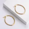 Wholesale Stainless Steel 18K Gold Plated Simple Style Plating U Shape