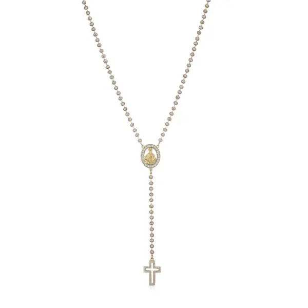 Wholesale Ethnic Style Geometric Stainless Steel Plating 18K Gold Plated Necklace