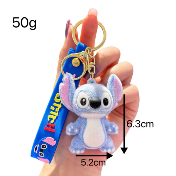 oly-f23a38b6921457f7878a2e4432ea61c3 Wholesale Cartoon Stitch keychain cute boys and girls schoolbag pendant car key pendant blind box small gift