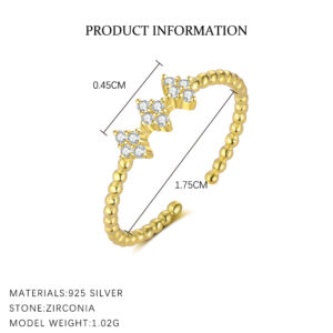 K2070-gold color / Adjustable opening