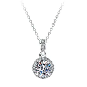 Txl288 [Single Pendant Not Necklace]] / Silver Plated