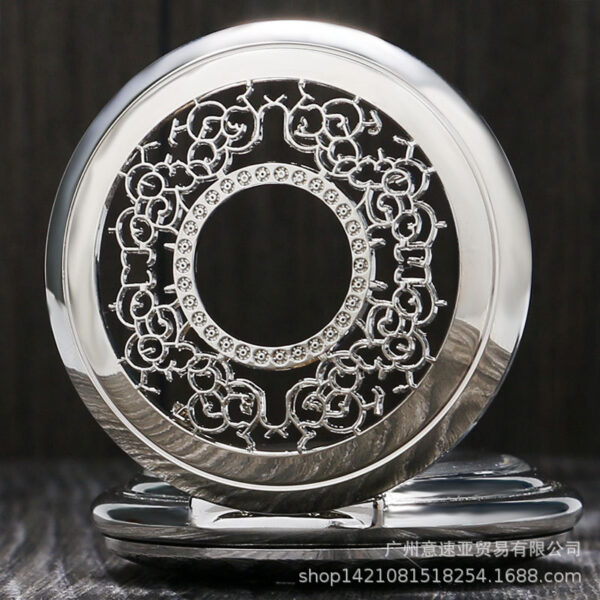 Wholesale Factory Supply Fashion Hollow Window Flower Manual Mechanical Pocket Watch Roman Literal Men's Gift Watch Foreign Trade Hot Sale