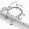 Wholesale PVD Coated 18K Gold Plated Geometric 304 Stainless Steel Waterproof Non Tarnish 304 Stainless Steel Bracelets