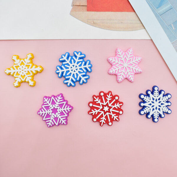 Wholesale Random 10pcs 8/10MM snowflake dust plug straw hat creative DIY cup straw accessories