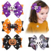 Wholesale Halloween children's bow hair accessories