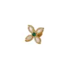 1 Piece Elegant Modern Style Geometric Cherry Flower 304 Stainless Steel Ear Studs
