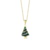 Wholesale Colorful Christmas Tree Necklace