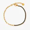 Ion Plating (IP) 18K Gold Plated Geometric 201 Stainless Steel 304 Simple Style Waterproof Non Tarnish Chain Bracelet