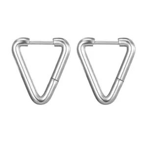 N Triangle Ear Clip Steel Color One