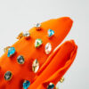 Wholesale fabric full diamond hairband fashion temperament female knotted color headband hair aessories