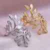 Wholesale PVD Coated Real Gold Plated 18K Gold Leaf 304 Stainless Steel Elegant Simple Style Waterproof Non Tarnish Open Rings