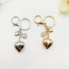 Wholesale Heart-shaped diamond keychains