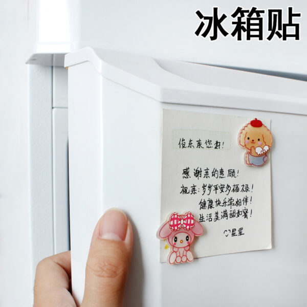 oly-f2afaf97258beb7d32d4375e67d6ca22 Wholesale Cute refrigerator sticker cartoon pattern UV acrylic refrigerator decoration magnet magnetic stickers refrigerator decorative stickers
