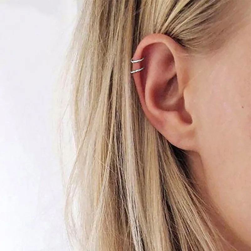 Wholesale PVD Coated Real Gold Plated Geometric Stainless Steel Simple Style Waterproof Non Tarnish Earrings