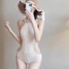 Wholesale 2025 New French Style Swimsuit Women's Summer High-end Style Waist Digging Sexy Slimming Backless Hot Spring Holiday Swimsuit for Women