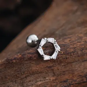 3456 Silver / Ear Studs