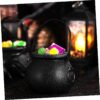 oly-f2bf431e88304b8bfff5966b118adb55 Wholesale Halloween Children's Portable Bucket Black Candy Jar Prom Decorative Ornaments Decorative Props Witch Jar