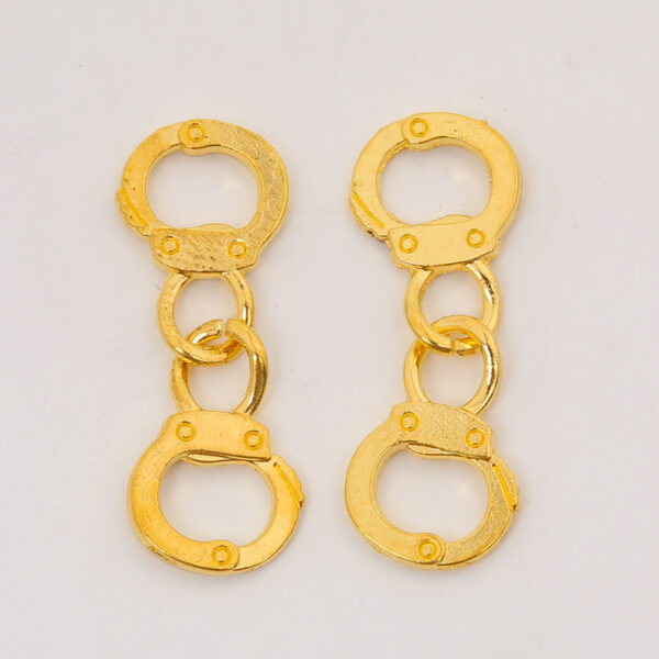 Wholesale DIY compound zinc alloy jewelry accessories pendant handcuffs pendant zakka wholesale factory direct 1726