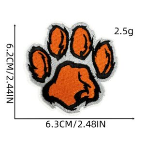 Animal paw cloth stickers 10#