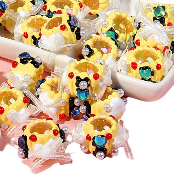 Wholesale heavy oil hand-painted beads DIY Fancy Beads