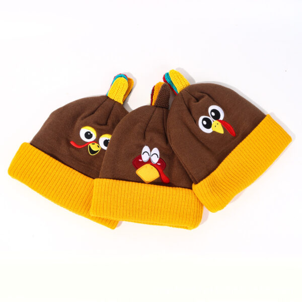 Wholesale Thanksgiving Children's Turkey Knitted Hat