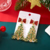 Wholesale Christmas tree earrings