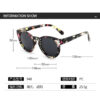 Wholesale Factory new retro polarized sunglasses driving sunglasses women floral fashion trend European and American Amazon glasses