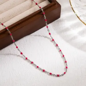 Steel-Rose Red (3 Strands Per Package)