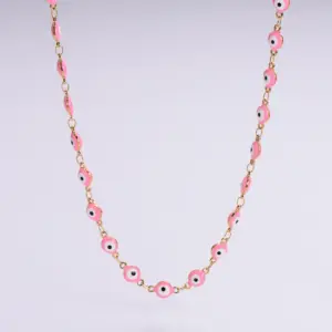 Necklace [Pink]] / Single Necklace 45 5cm