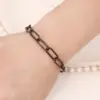 Wholesale Simple Style Geometric Stainless Steel Plating Bracelets