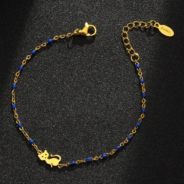 Wholesale Water Plating 18K Gold Plated Animal 201 Stainless Steel 304 Stainless Steel Fashion 304 Stainless Steel Bracelets