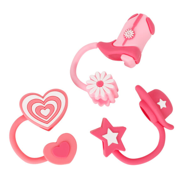 Wholesale Silicone straw cap dust plug outer diameter 8mm straw cap dust cover factory direct cross-border straw cap straw cover