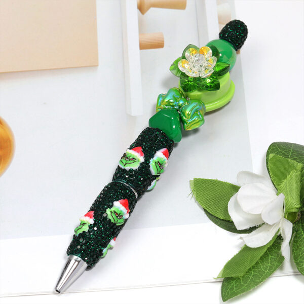 oly-f3114604f4a2616256644424e89bd2e6 Wholesale Clay glitter beaded pen