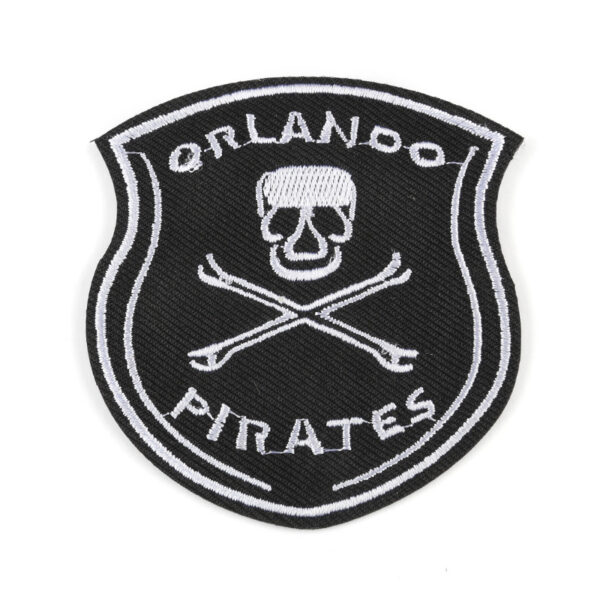 Wholesale Computer Embroidery Label Badge Patch Garment Accessories Cross-border Supply Skull Finger Ghost Head Embroidery Cloth Patch