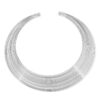 Wholesale exrt explosions fashion striped metal collar necklace four-piece bracelet ring earring collar