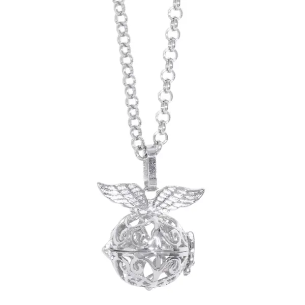 PVD Coated Real Gold Plated 18K Gold Angel Wings Wings Stainless Steel Copper Vintage Style Streetwear Waterproof Non Tarnish Stainless Steel Pendant Necklace