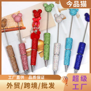 Wholesale Solid color full rhinestone ballpoint pen