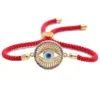 Wholesale Hot-selling Copper Micro-inlaid Zircon Devil's Eye Bracelet