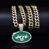 Wholesale Hip Hop Jet Necklace Men's Cuban Chain