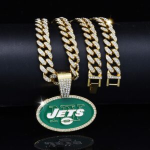 Wholesale Hip Hop Jet Necklace Men's Cuban Chain