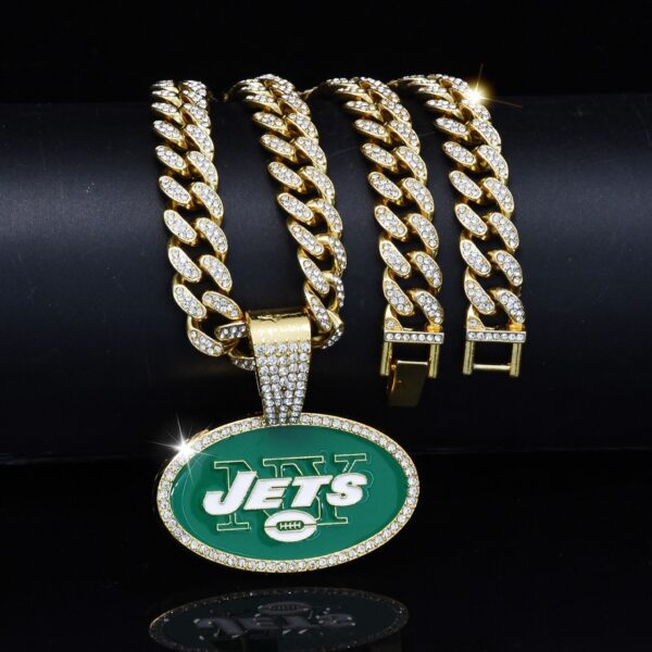 Wholesale Hip Hop Jet Necklace Men's Cuban Chain