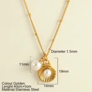 Imitation Pearl Shell 25165