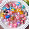 Wholesale Cute soft rubber beads, mixed styles, DIY mobile phone chains, jewelry accessories, bag pendants, keychains, silicone material wholesale.