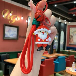 Christmas hanging rope [Santa Claus] / 6cm long