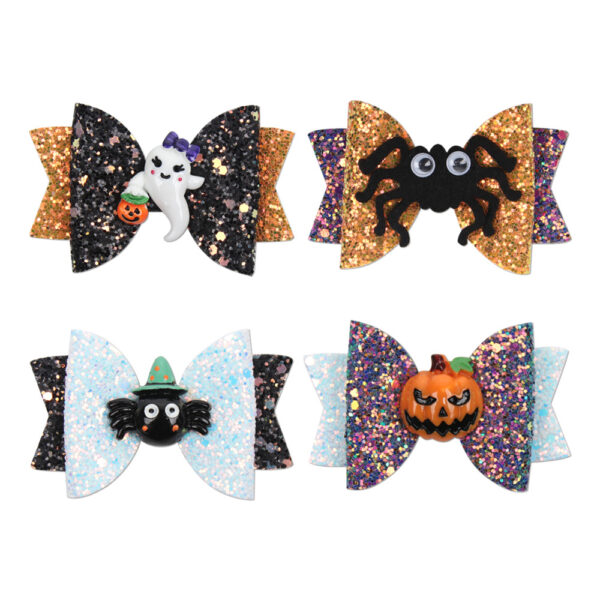 Wholesale Halloween funny props children's bow hairpin
