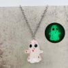 Wholesale Halloween 3D Glow-in-the-Dark Ghost Pumpkin Candy Corn Pendant Earrings