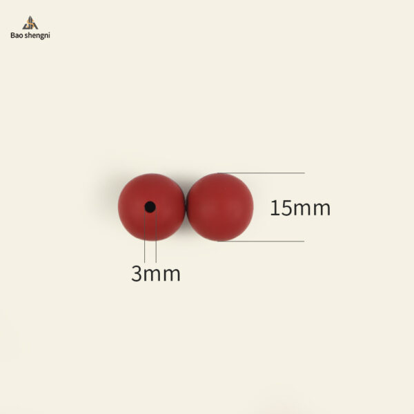 Wholesale Silicone round beads DIY handmade beads